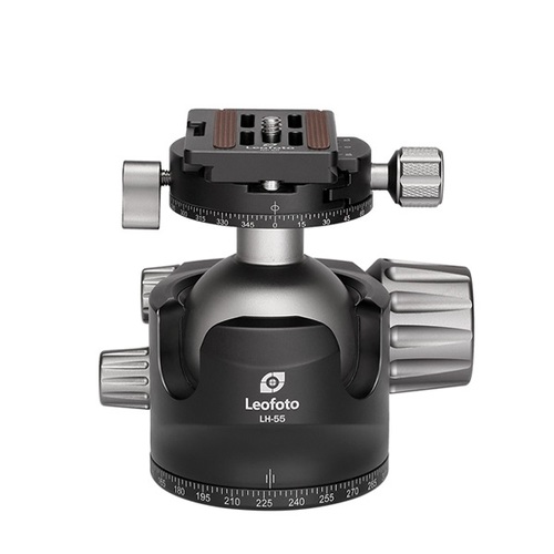 Leofoto Low Profile Ball Head LH-55R (Double-Pan)
