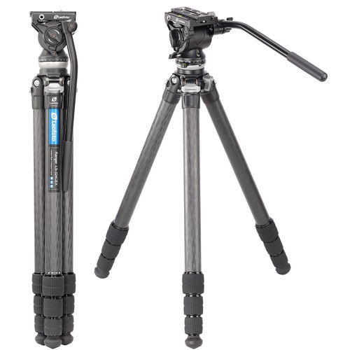 Leofoto Ranger Video Tripod Kit LS-324CEX+BV-10 Fluid Head