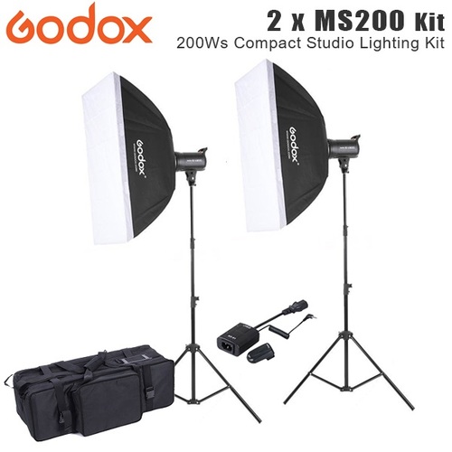 GODOX MS Series 400W Compact Studio Light Kit 