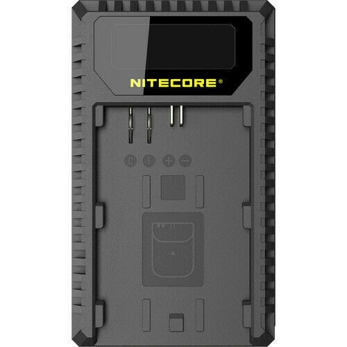 Nitecore UCN1 Canon USB Dual Slot Charger for LP-E6, LP-E6N, LP-E8