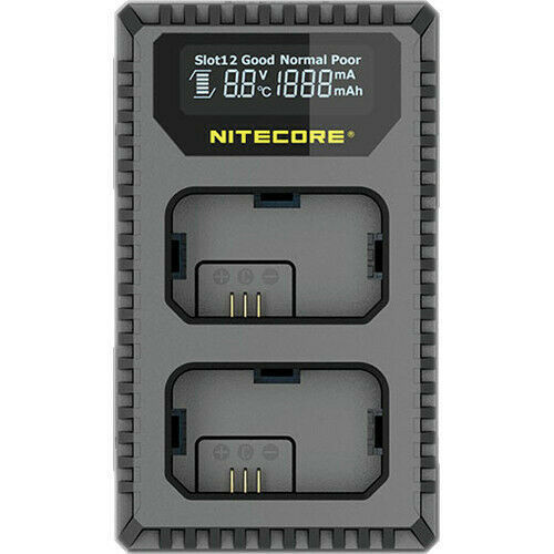 Nitecore USN1 USB Dual Slot Charger for SONY NP-FW50 Battery