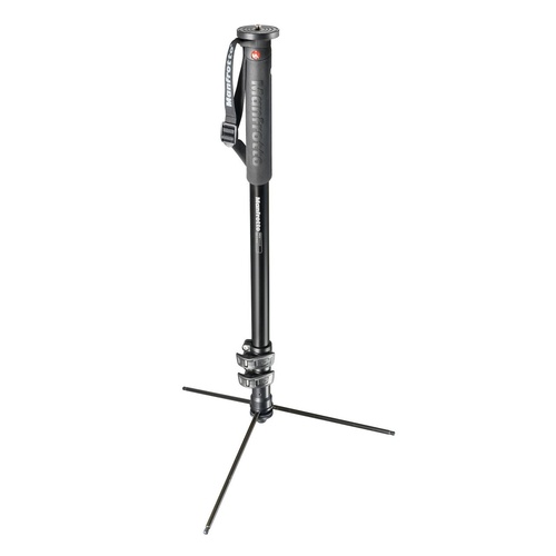 Manfrotto XPRO PHOTO MONOPOD ALU 3 SEC WITH STANDING BASE