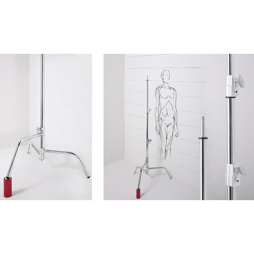 Muraro 20" C-Stand with Sliding Leg MU324 (Made in Italy)