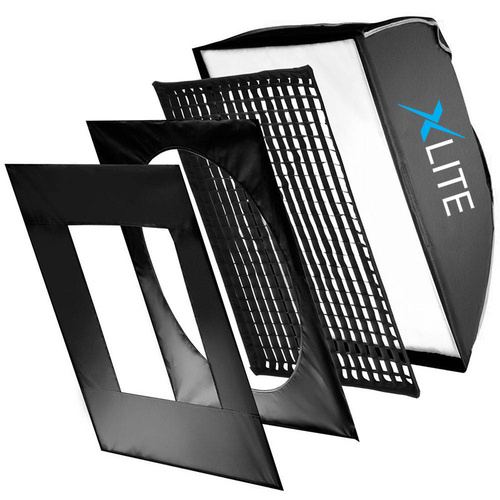 Xlite 70x100cm Pro Recta Softbox + Grid & Mask for Elinchrom