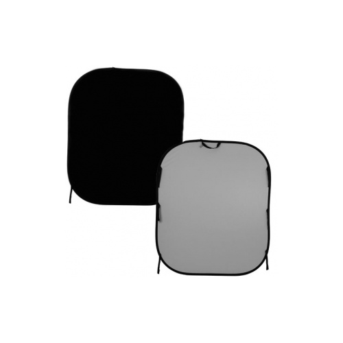 Lastolite Collapsible Background Black / Mid Grey 1.8x1.5m 
