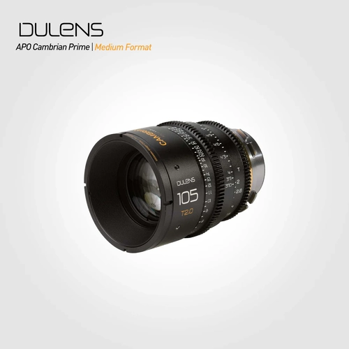 Dulens APO Cambrian Prime 105mm T2.2 Lens (ARRI PL, Imperial, Black)