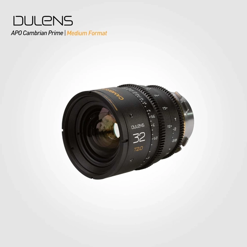 Dulens APO Cambrian Prime 32mm T2.0 Lens (ARRI PL, Imperial, Black)