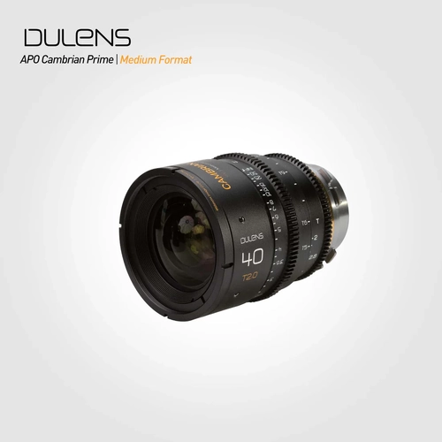 Dulens APO Cambrian Prime 40mm T2.0 Lens (ARRI PL, Imperial, Black)
