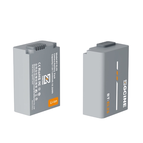 ZGCINE BT-EL25 Camera Battery for NikonZ30, Z50,and Zfc Cameras (1280mAh Grey)