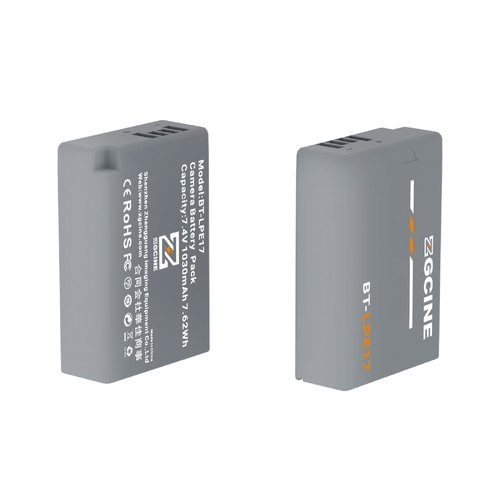 ZGCINE BT-LPE17 Camera Battery for Canon Camera (1030mAh Grey)