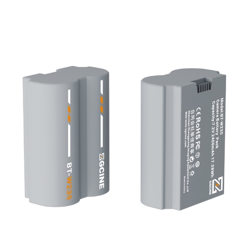 ZGCINE BT-W235 Camera Battery for Fujifilm Camera (2400mAh Grey)