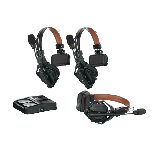 Hollyland Solidcom C1 Pro Wireless Intercom System With Noise Cancellation [Solidcom C1 Pro Headset Options: Solidcom C1 Pro - 3 Headsets]