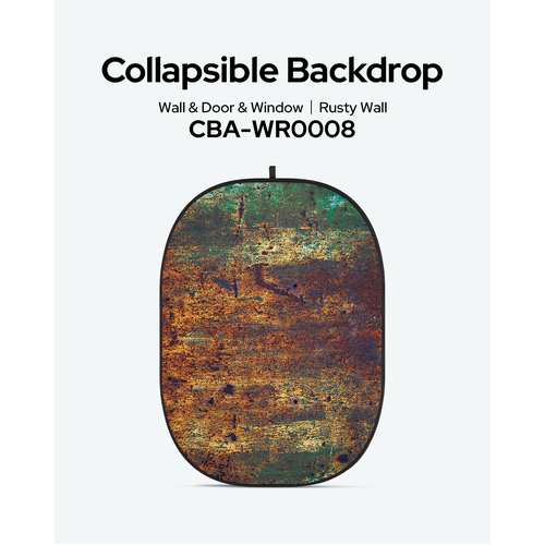 Godox Collapsible Rusty Metal Background Panel 150 x 200cm CBA-WR0008