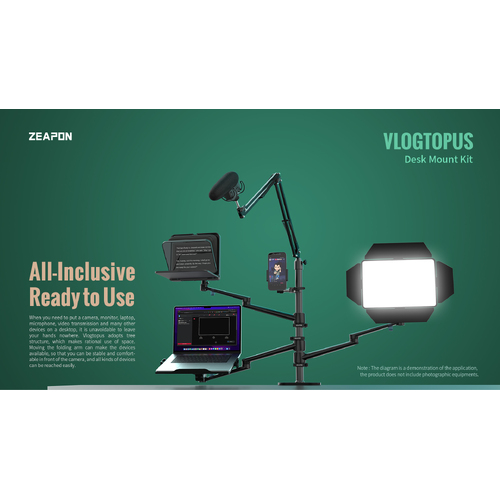 Zeapon Vlogtopus Desk Mount Kit