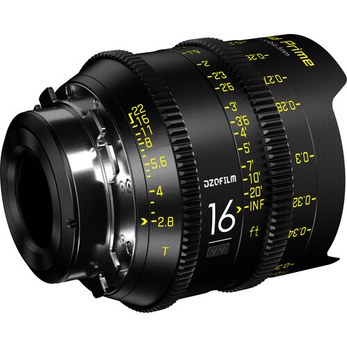 DZOFilm VESPID Prime Cine Lens (PL Mount) [Focal Length: 16mm/T2.8]
