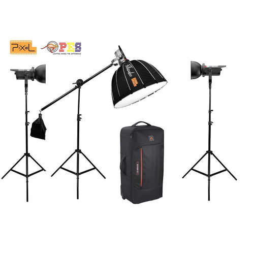 E.F.H. Pixel C220 COB LED Light Kit 3 x Light Head (equipment for hire only)
