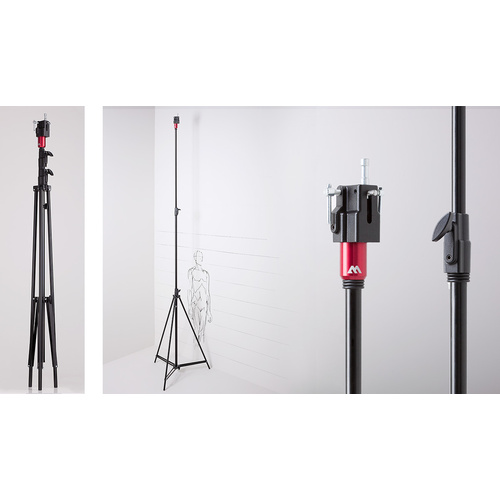 E.F.H. Muraro 380cm High Stand  MU004AB Black