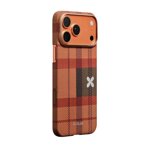 Pitaka Aramid Flora in Grid Edge Case for iPhone 17 Pro Max (Cloud Dusk)