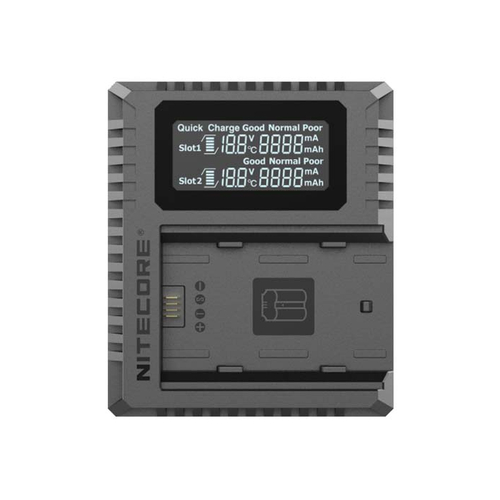 Nitecore FX3 Pro Fujifilm USB-C Dual Slot Charger for Fuji NP-W235