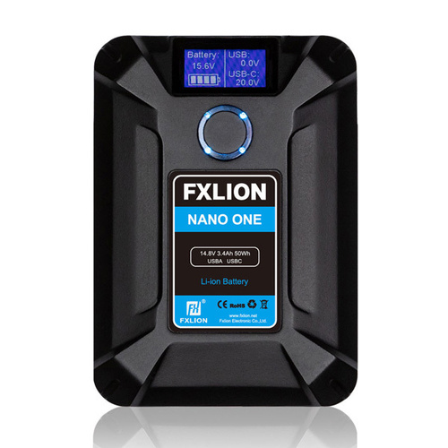 Fxlion NANO ONE 50Wh 14.8V V-Mount Battery with USB Output