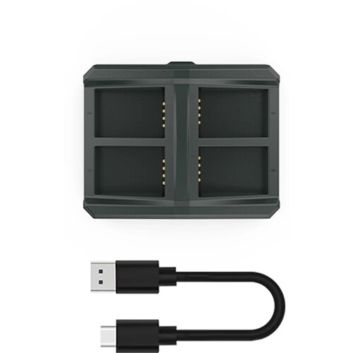 Hollyland Solidcom C1 4-Slot USB Battery Charger for Solidcom C1 