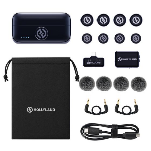 Hollyland Lark M3 Wireless Microphone Kit 4TX+2RX