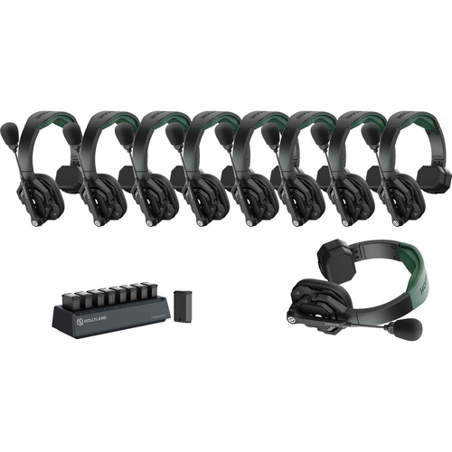 Hollyland Solidcom SE Pro 1.9GHz Wireless Intercom Kit with 9 Headsets