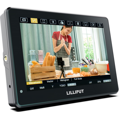 Lilliput HT7S 7" 4K IPS Monitor with 2000 nits Brightness and LANC Camera Control