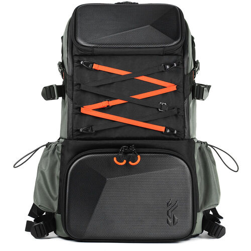 KF Concept Pro DSLR Camera and Laptop Backpack 33L with Shoulder Bag
