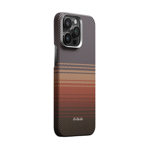 PITAKA Aramid Fibre Ultra-Slim Case for iPhone 15 Pro Sunset