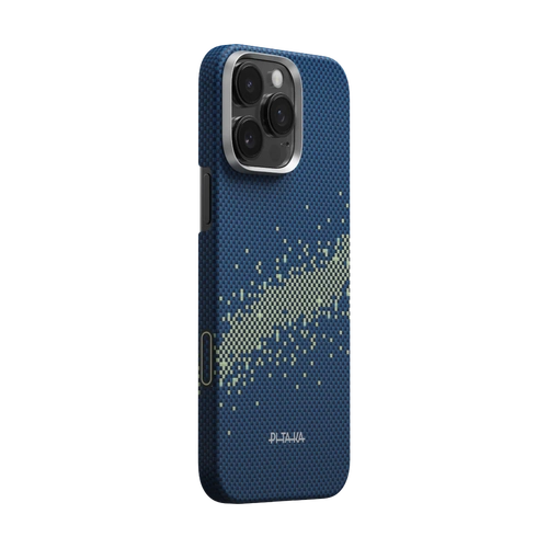 PITAKA Aramid Fibre Ultra-Slim Case for iPhone 16 Pro Max Milky Way Galaxy 