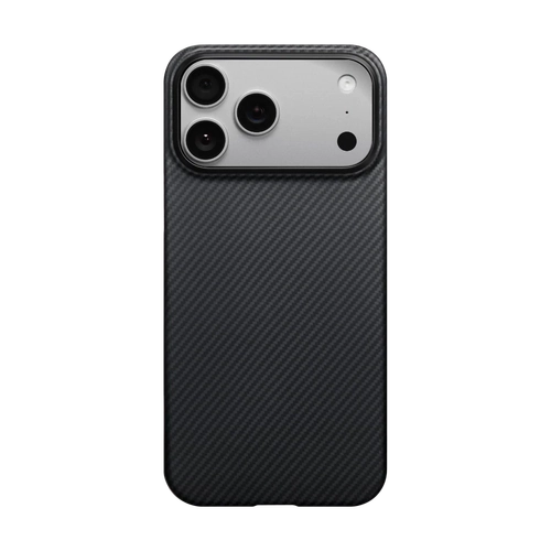 PITAKA Aramid Fibre Ultra-Slim Case for iPhone 17 Pro Black/Grey