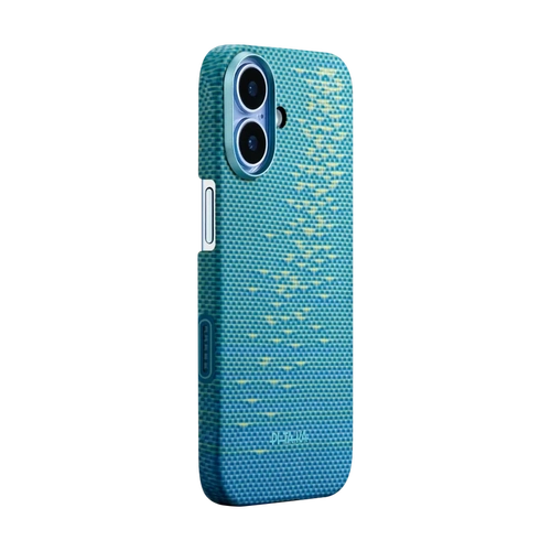 PITAKA Aramid Fibre Ultra-Slim Case  for iPhone 17 Lucid Blue