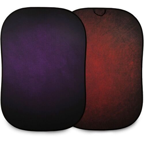 Lastolite Collapsible VintageAubergine/Crimson Background 1.5 X 2.1m