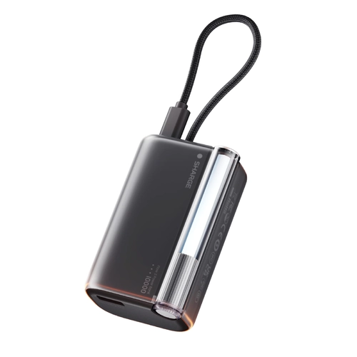 Sharge Flow 3 Power Bank (10,000mAh) - Black
