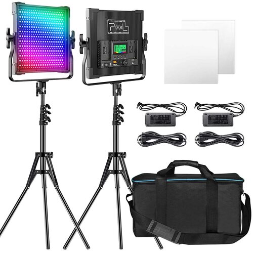 Pixel P45RGB 360° RGB LED Light With Softbox Kit