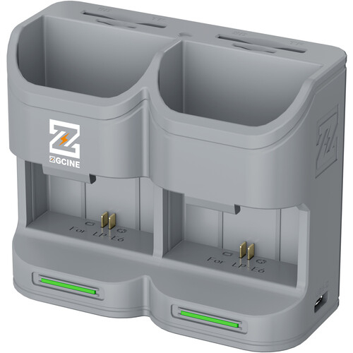 ZGCine Camera Dual Battery Charging Case for Canon LP-E6 Battery Family