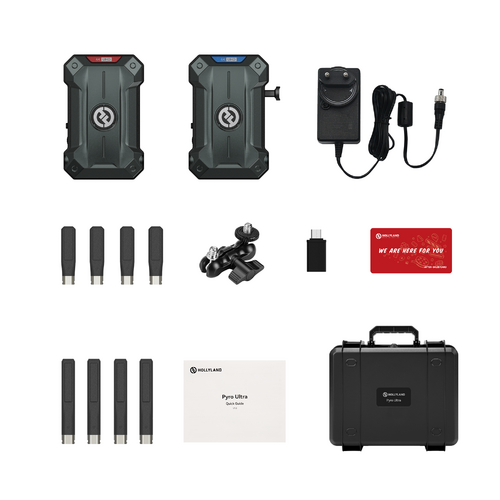 Hollyland Pyro Ultra Wireless 4K60 Transmission Kit  (1TX + 1RX)