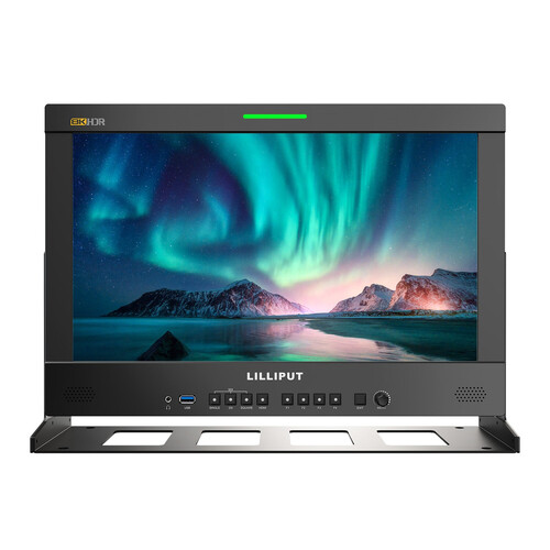 Lilliput Q18 17.3" 8K HDR Monitor with 4 x 12G-SDI, 1 x 12G SFP and 1 x HDMI 2.0 inputs