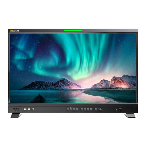 Lilliput Q28 28" 8K HDR Monitor with 4 x 12G-SDI, 1 x 12G SFP and 1 x HDMI 2.0 inputs