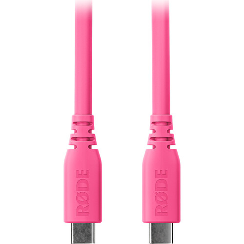 RODE SC27 SuperSpeed USB-C to USB-C Cable (Pink, 6.6')