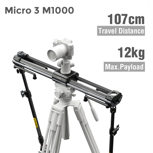 Zeapon Micro 3 M1000 Manual Slider 107cm Running Length 12KG Payload