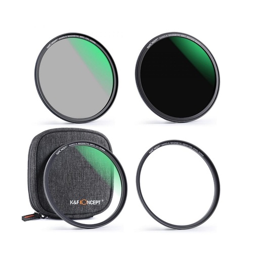 KF Concept Magnetic 82mm Magnetic 4 in 1 Lens Filter Kit