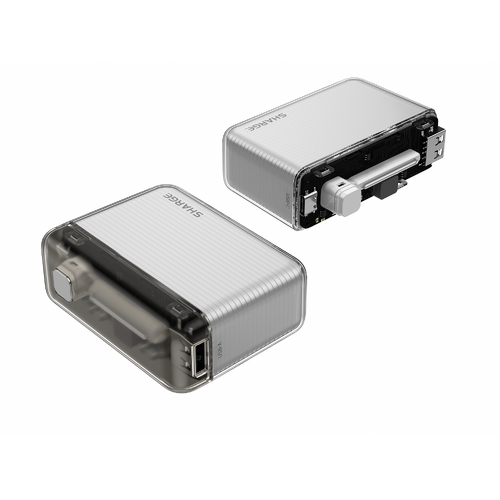 Shargeek Flow Mini Power Bank 5800mah - White Grey
