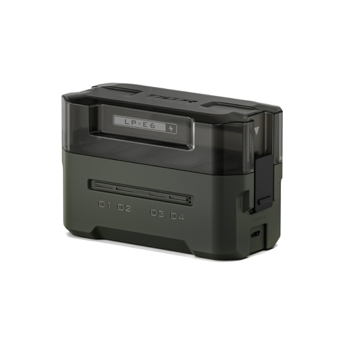 Tilta Portable Charging Station for LP-E6 (4 Channel) - Green