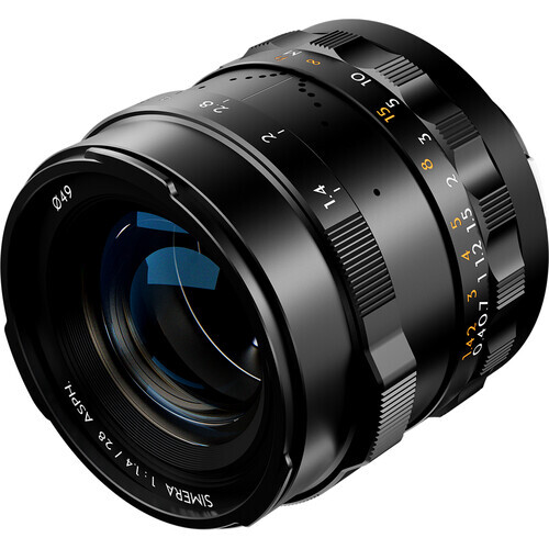 Thypoch Full-Frame Photography Lens Simera 28mm F1.4 for Leica M Mount (Black)