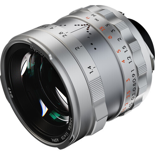 Thypoch Full-Frame Photography Lens Simera 35mm F1.4 for Leica M Mount (Silver)