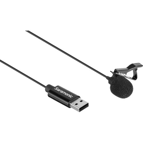 Saramonic Compact Mini Clip-On Lav Mic with USB-A Connector 6m cable