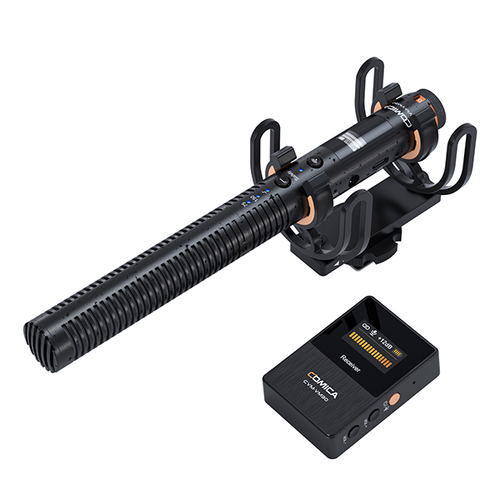 Comica 2.4Ghz Super Cardioid Condenser Wireless Shotgun Microphone