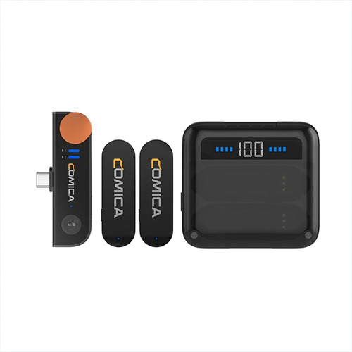 Comica Vimo S UC 2.4G Dual-channel Mini Wireless Microphone With USB Type-C for Smartphones and Tablets